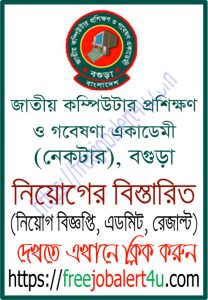 National Academy For Computer Training And Research (NACTAR) Bogra Job Circular
